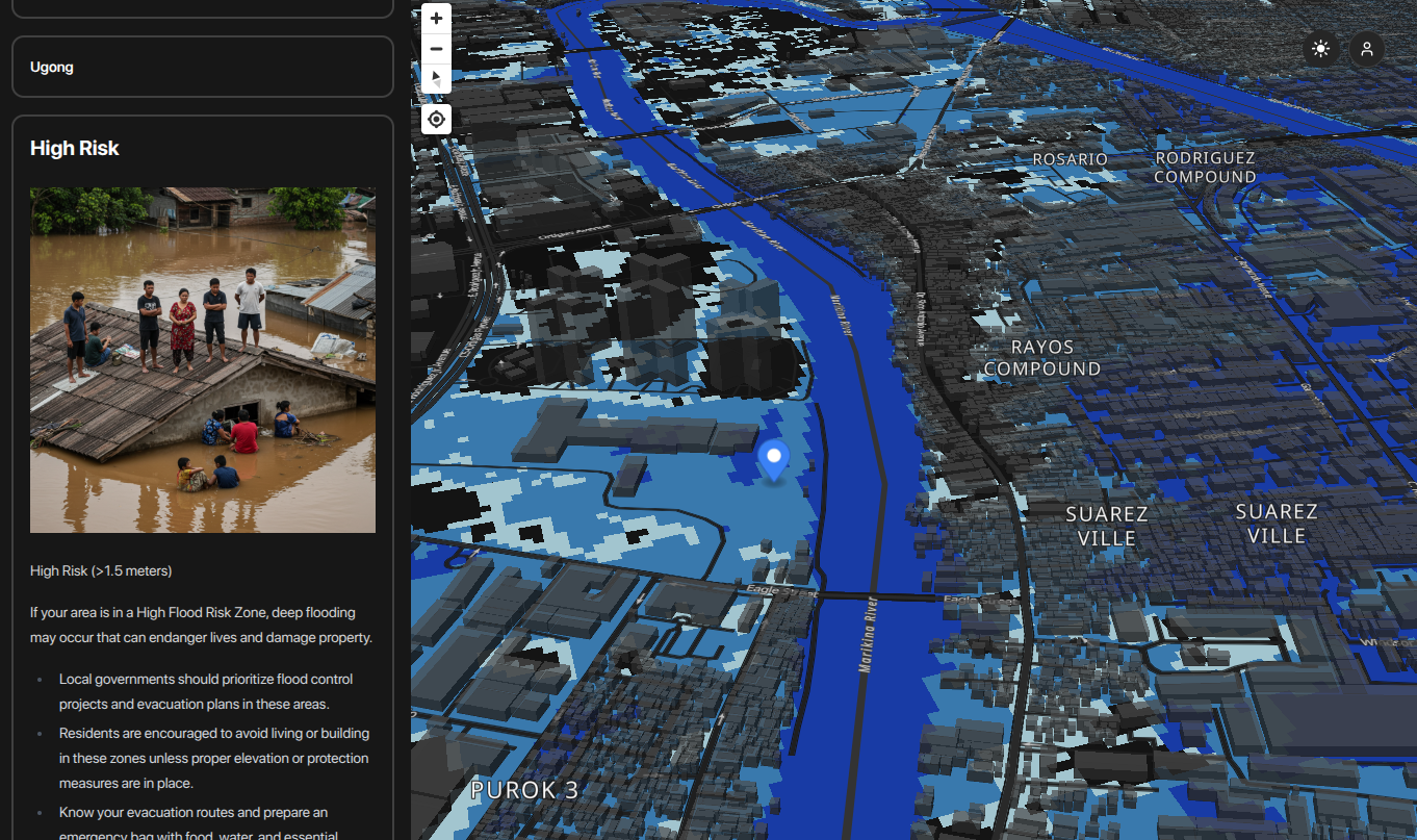 Interactive Flood Risk Map